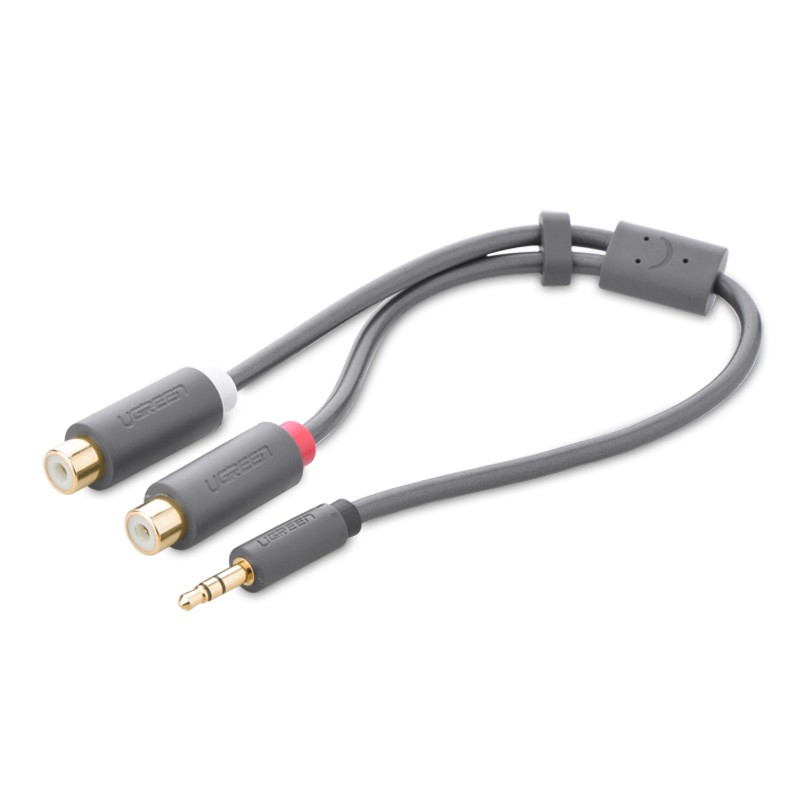 意昂2 3.5mm公头转2rca双莲花母头