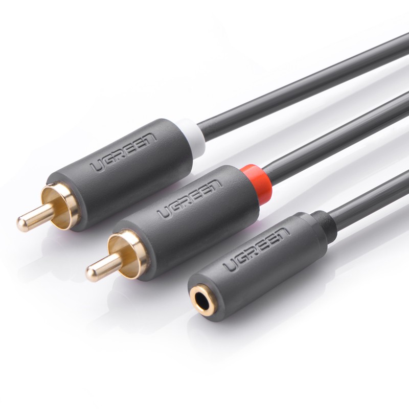 音频线一分二3.5mm转双莲花RCA