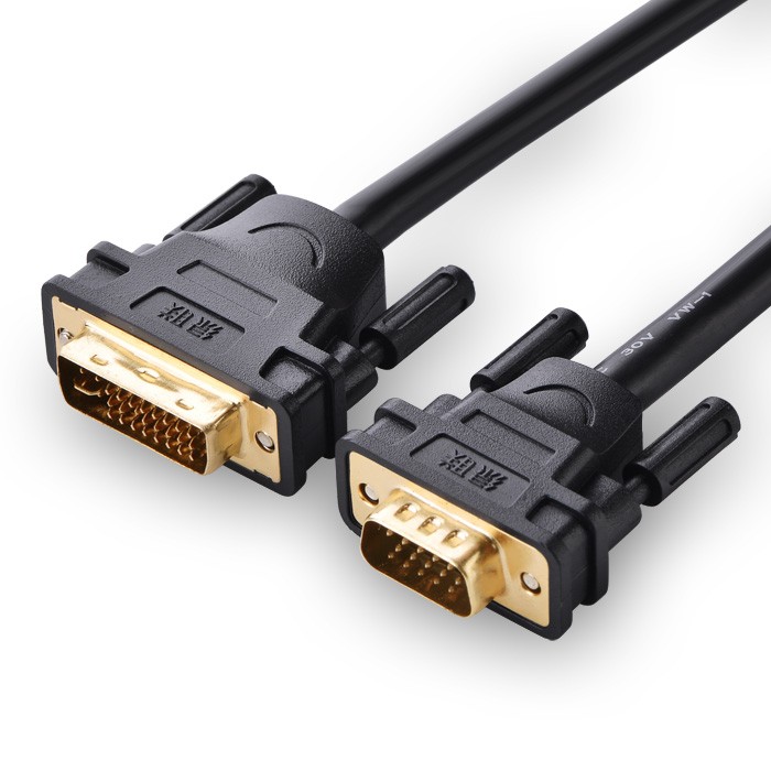 意昂2dvi转vga线公对公转接线