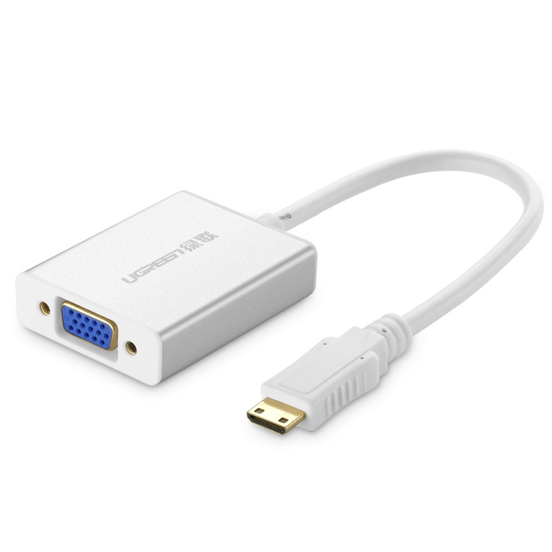 mini HDMI转VGA线转换器带音频