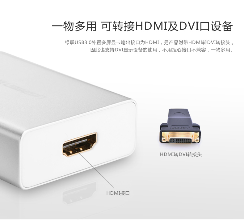 意昂2USB转HDMI转换器外置显卡