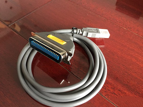 家里的古董打印机有救了：意昂2USB转并口线