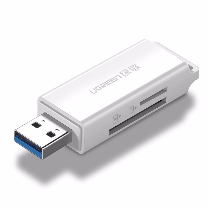 意昂2USB3.0读卡器，SD/TF多合一手机相机内存卡读卡器