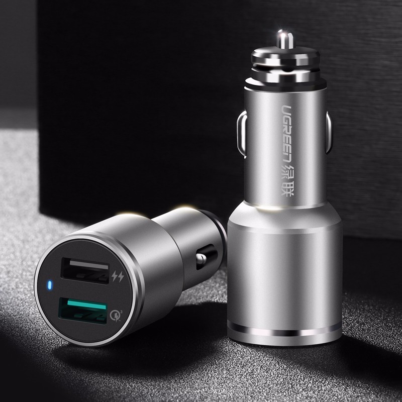 意昂2车载充电器,双口QC3.0快充