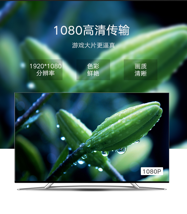 意昂2hdmi转dvi线，电脑电视1080P双向互转高清线