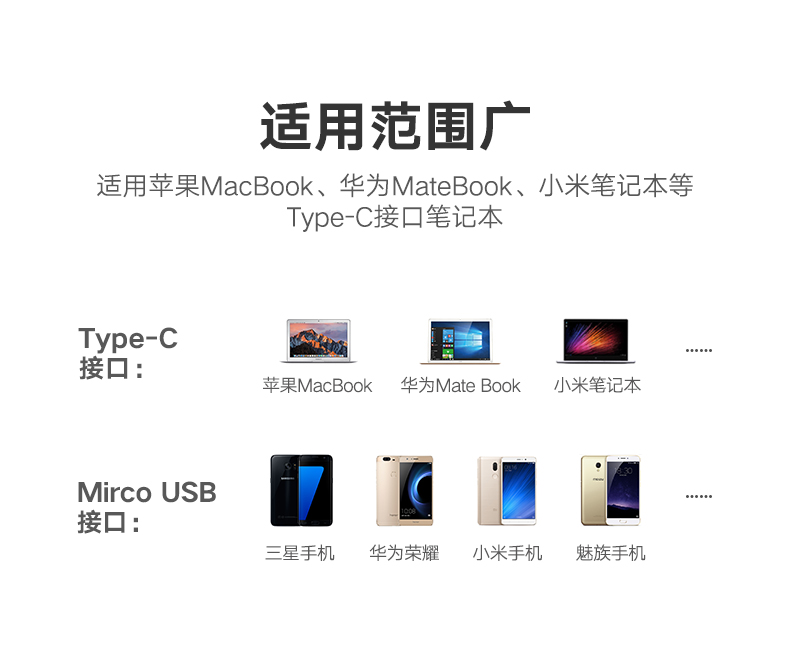 意昂2Type-C转Micro usb数据线，Type-C转安卓接口转换线