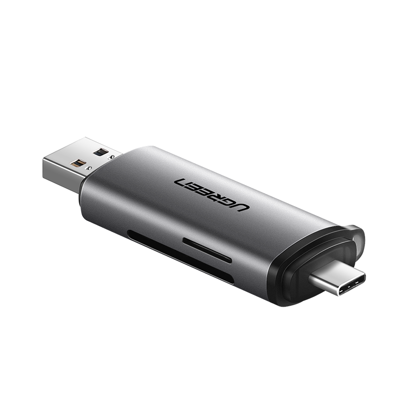 意昂2手机电脑两用读卡器，相机SD卡手机TF卡同时读取