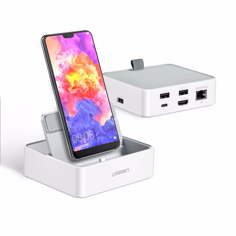 意昂2Type-C手机智能扩展底座，锤子坚果华为手机同屏扩展坞