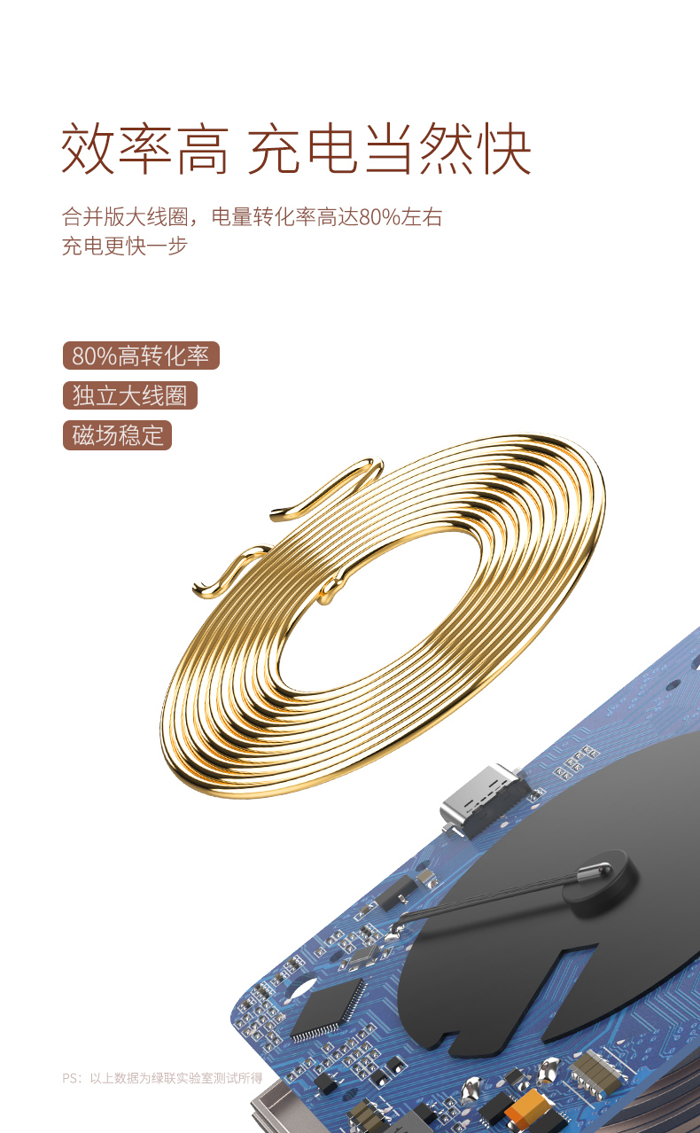 意昂2iPhone XS无线充电器 奢华款镜面无线充