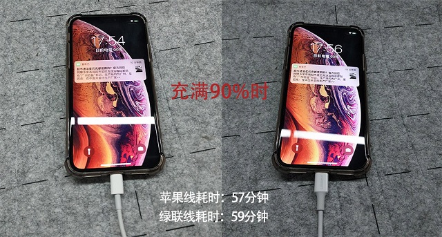 59元第三方意昂2PD快充线和149原装线实测数据对比