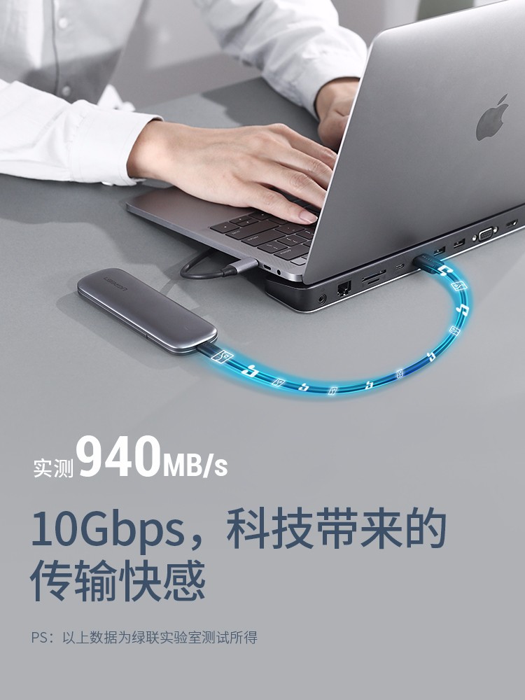 意昂2USB转HDMI+VGA+网卡+HUB+读卡器多功能显卡转换器