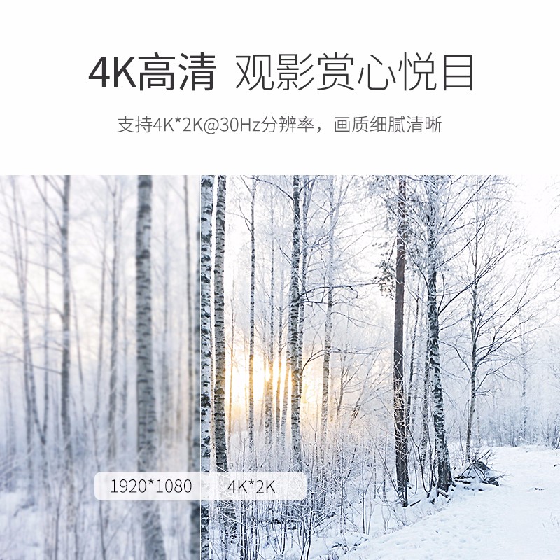 意昂2HDMI分配器1进2出，HDMI一分二分屏器