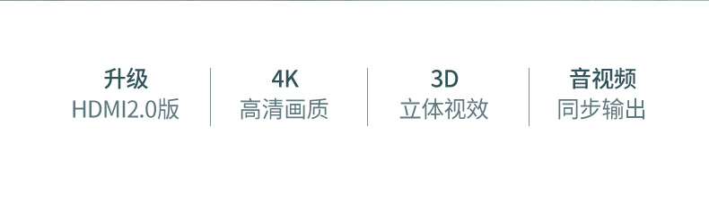 意昂2HDMI2.0高清数据线