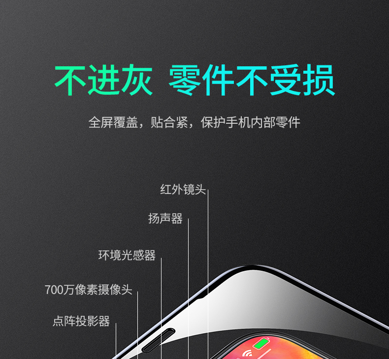 意昂2iPhone11Pro系列钢化膜