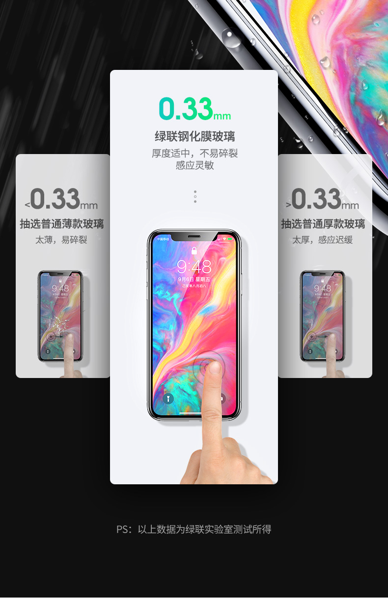 意昂2iPhone11Pro系列钢化膜