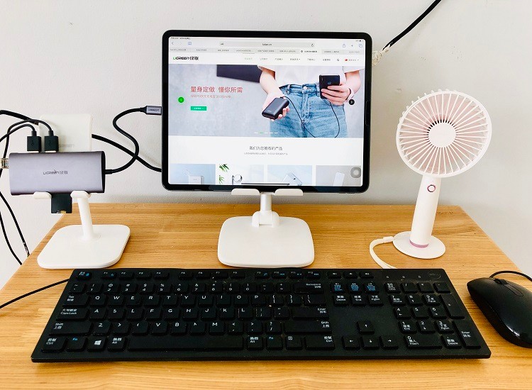 iPadOS 13.1连接鼠标键盘扩展坞用法说明