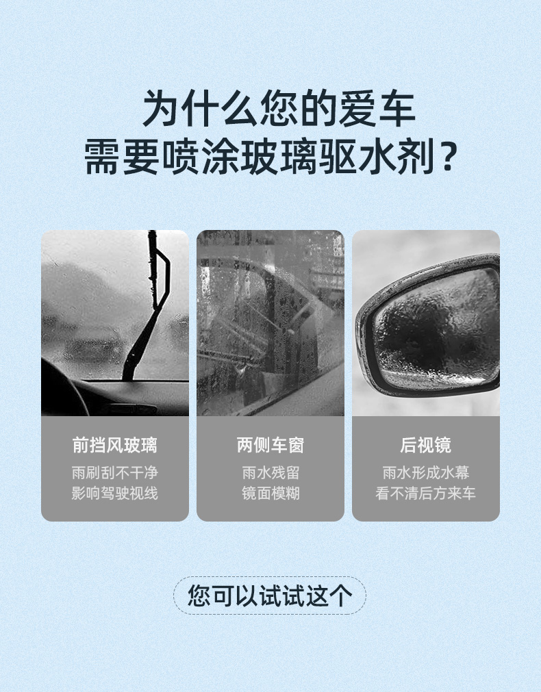 意昂2汽车玻璃防雨喷雾