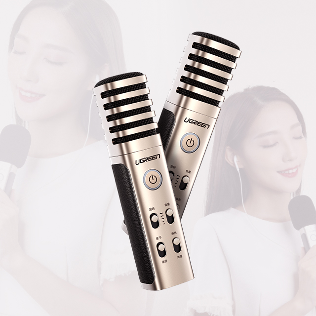 意昂2手机麦克风，k歌唱吧小话筒