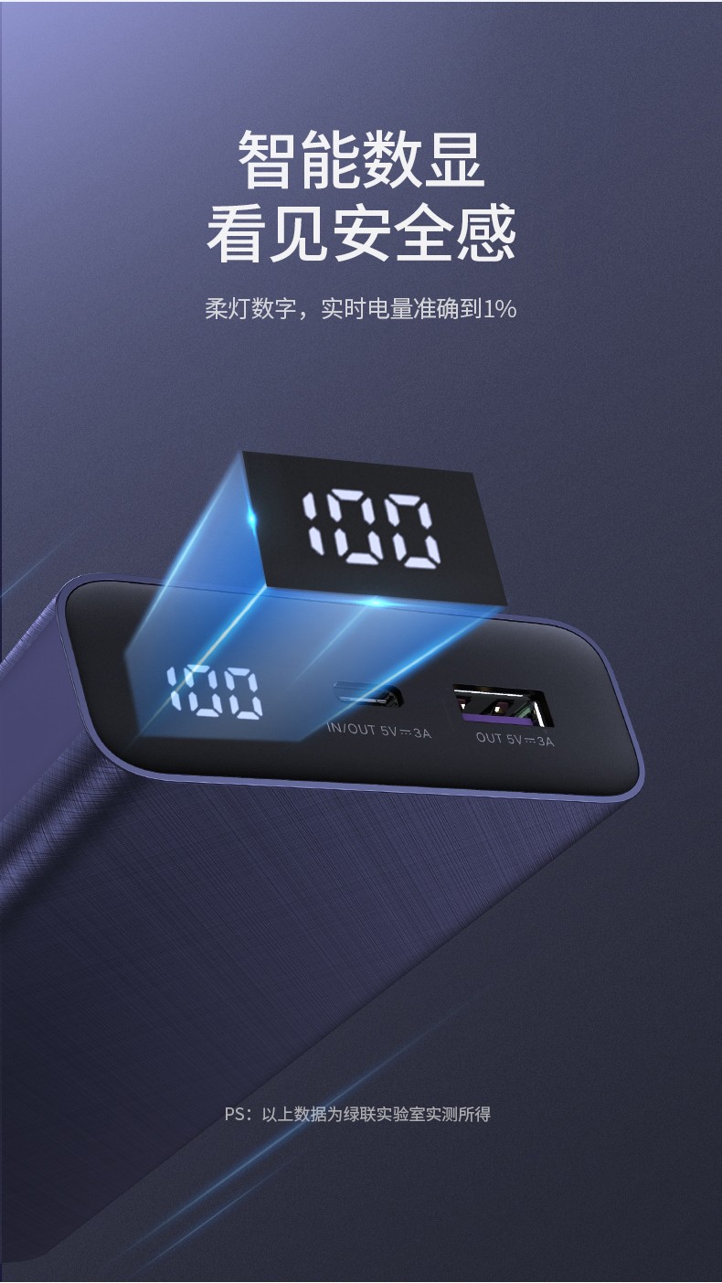 2万毫安移动电源,超级快充充电宝,scp