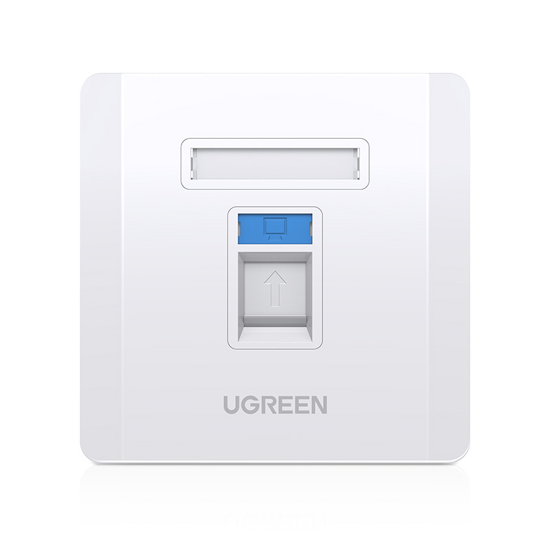 意昂286型网线面板插座盒RJ45光纤盒