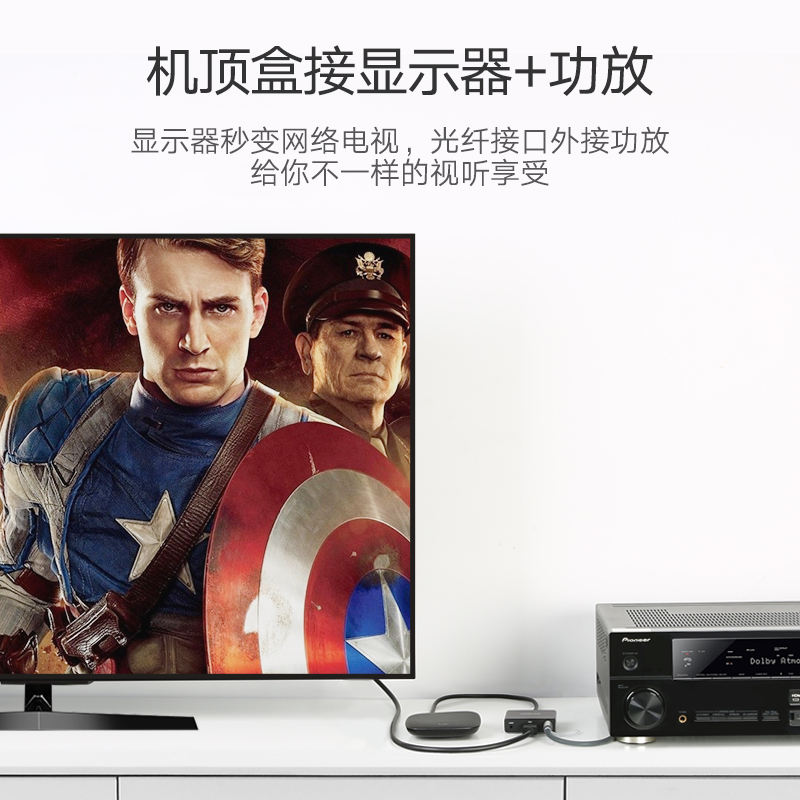 意昂2hdmi音频分离器，hdmi转VGA+3.5mm转换器