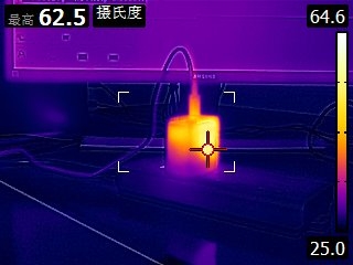 意昂265W氮化镓充电器温度测试