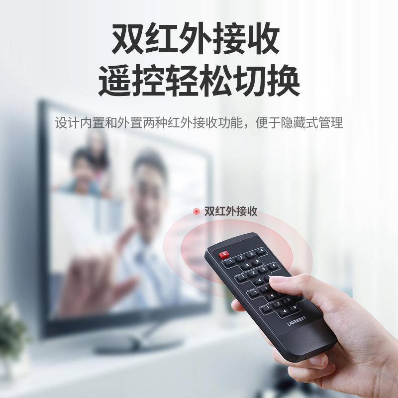 意昂2hdmi矩阵4进4出切换器