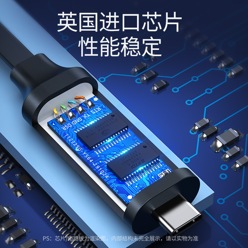 意昂2type-c转RJ45 console网络调试线