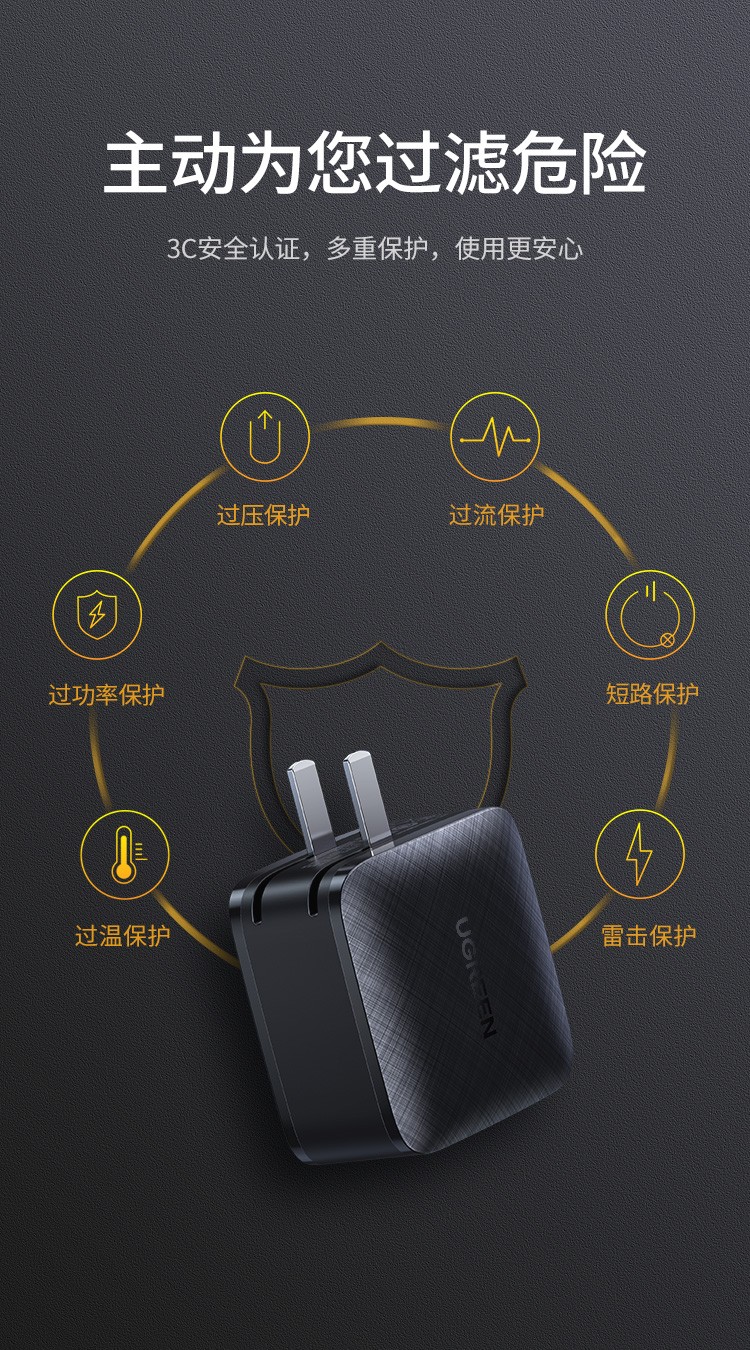 意昂2氮化镓充电器65W