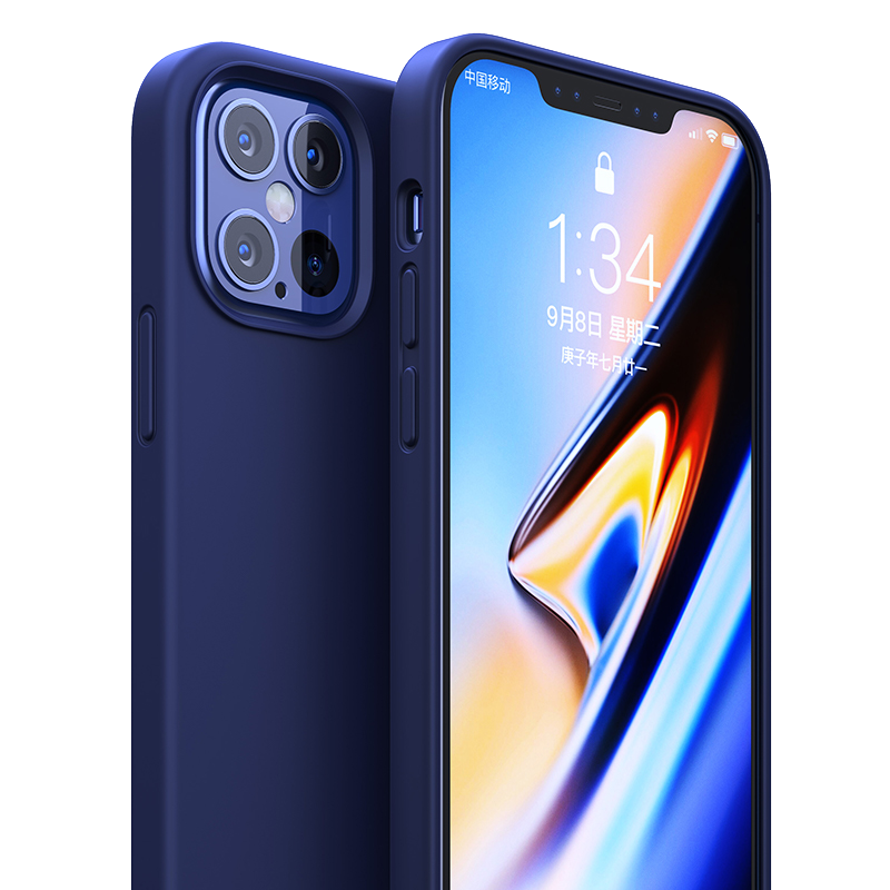 意昂2iPhone12手机壳液态硅胶壳