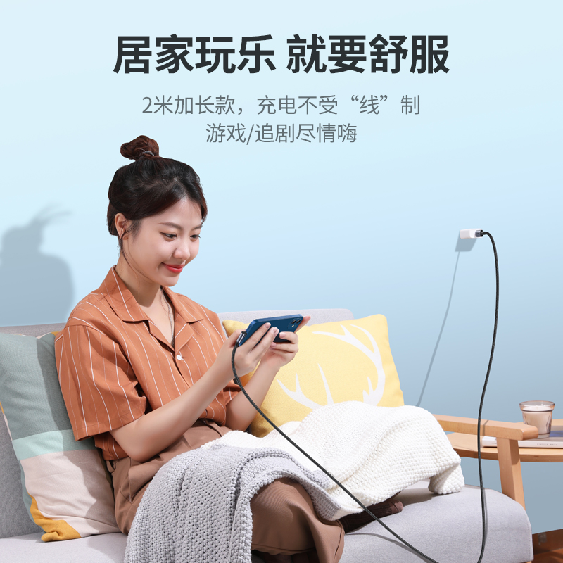 意昂2pd快充线2米款适用于iPhone12