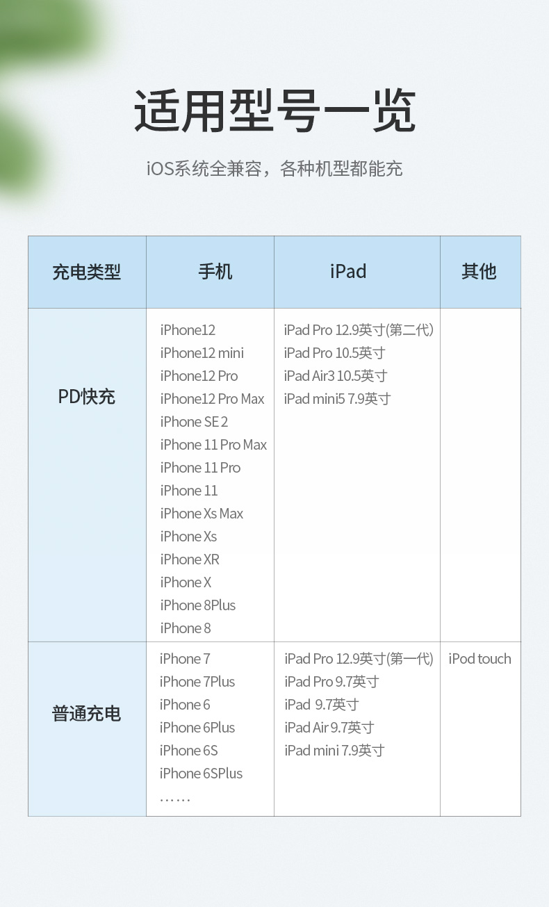 意昂220W充电套装，MFi认证PD20W充电器