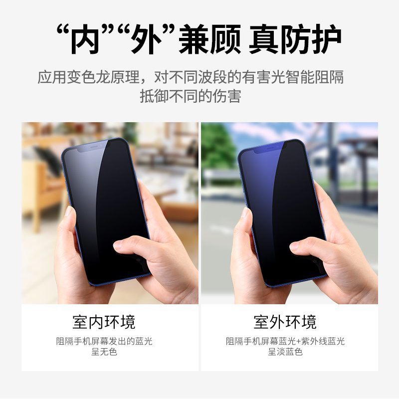 意昂2iPhone12防蓝光钢化膜