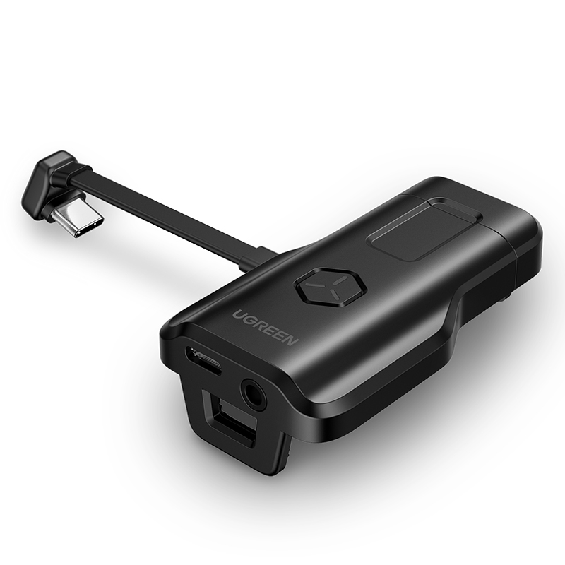 意昂2充电游戏声卡二合一转换器