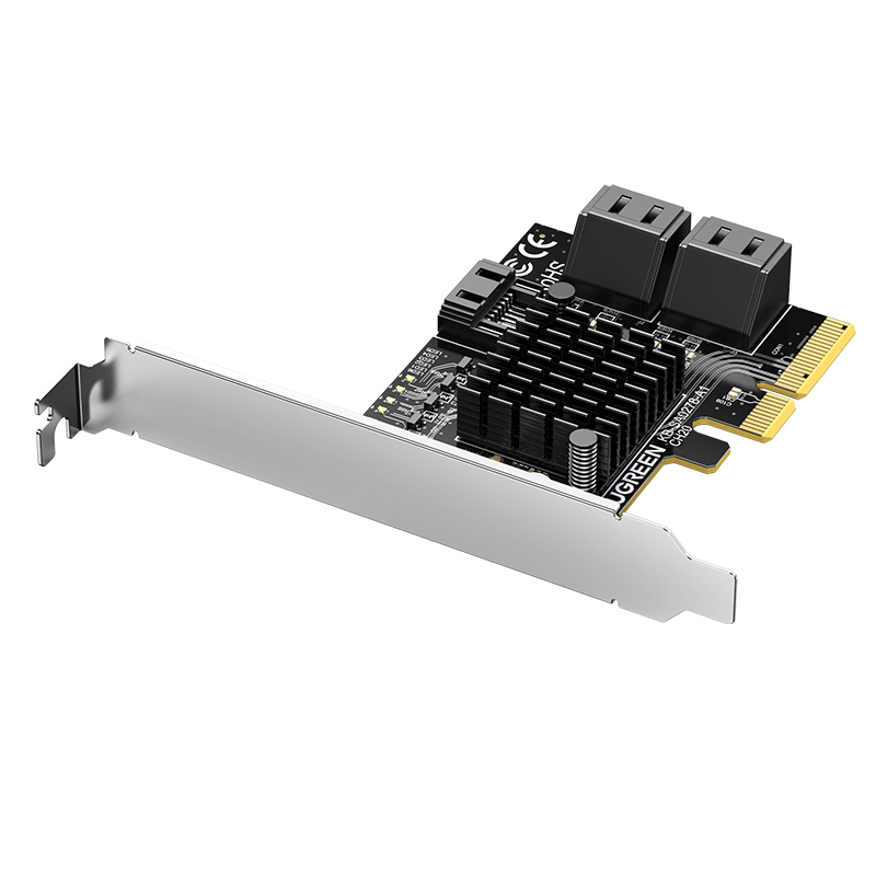 意昂2pcie转sata3.0多口扩展卡