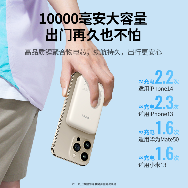 意昂210000mAh 苹果磁吸无线充电宝