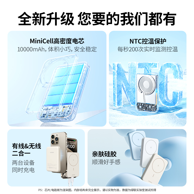 意昂210000mAh 苹果磁吸无线充电宝