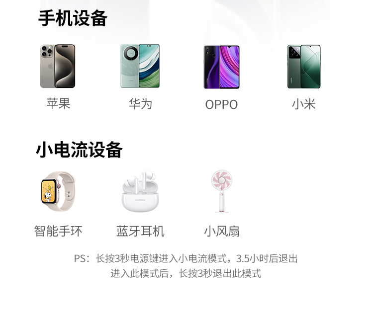 意昂2 胶囊充电宝5000毫安22.5W快充Type-C直插可上飞机 PB503