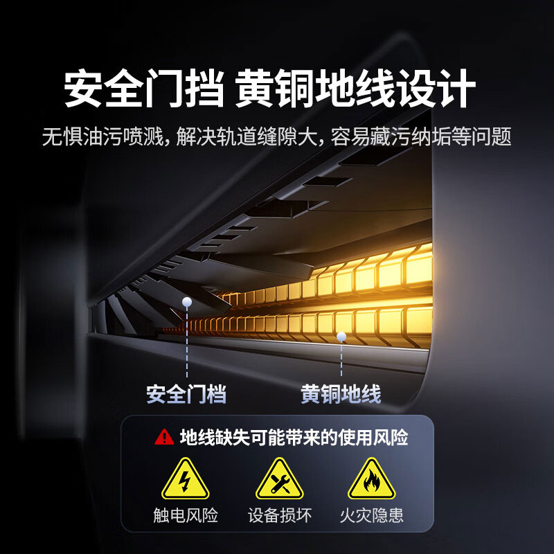 意昂2壁挂式明装安全轨道插座