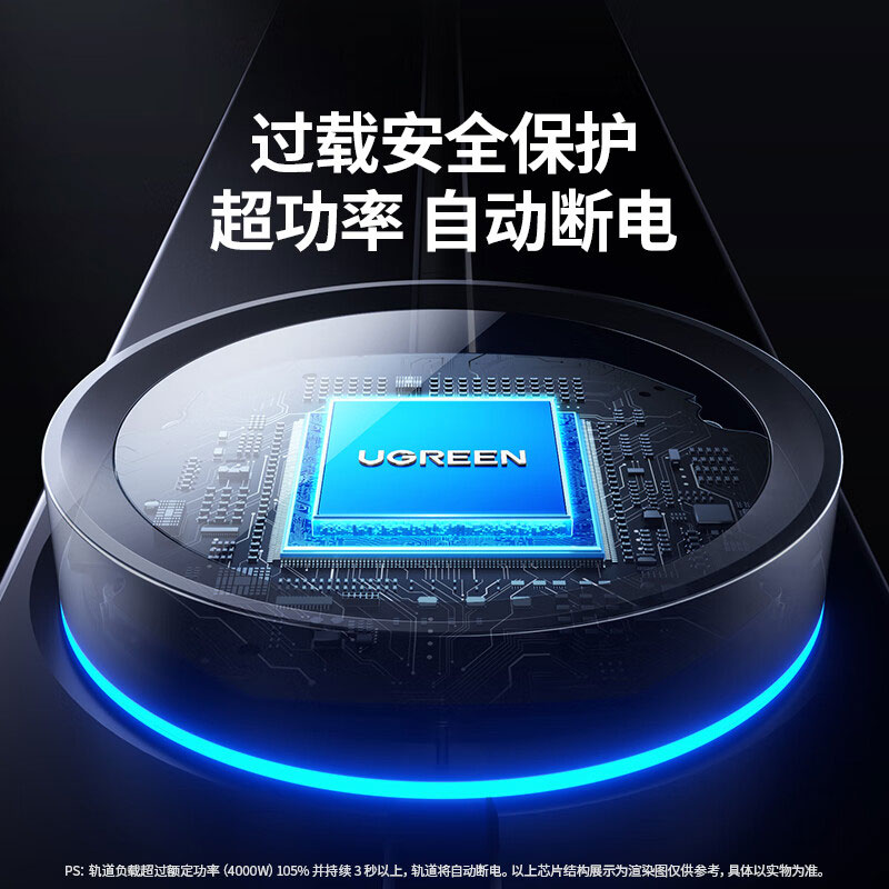 意昂2壁挂式明装安全轨道插座