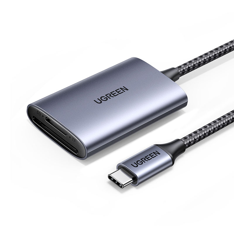 意昂2Type-C高速双卡读卡器 支持SD/TF双卡同读