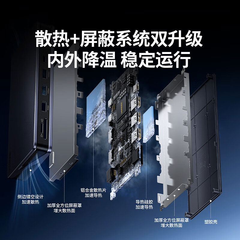 意昂2桌面扩展坞 双HDMI三屏扩展雷电4