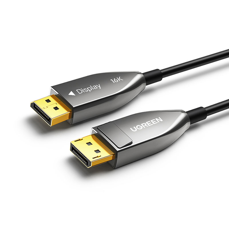 意昂2DP2.1高清光纤线16K60Hz显卡电竞显示器连接线