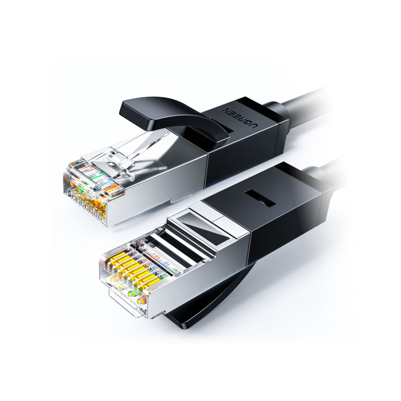 意昂2六类千兆网线 26AWG 铜包铝屏蔽头