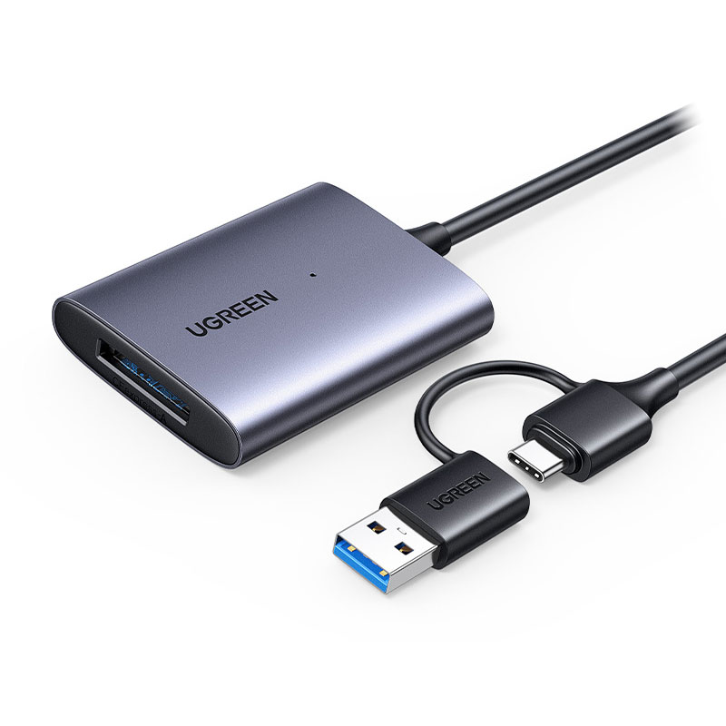 意昂2USB-A+USB-C 二合一转CFe A读卡器