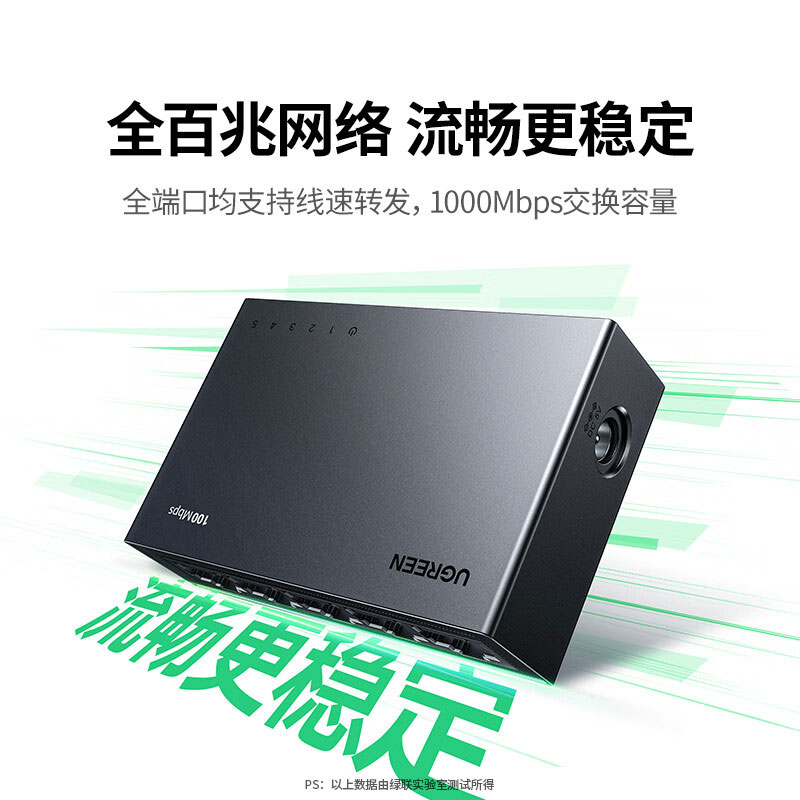 意昂2五口百兆交换机