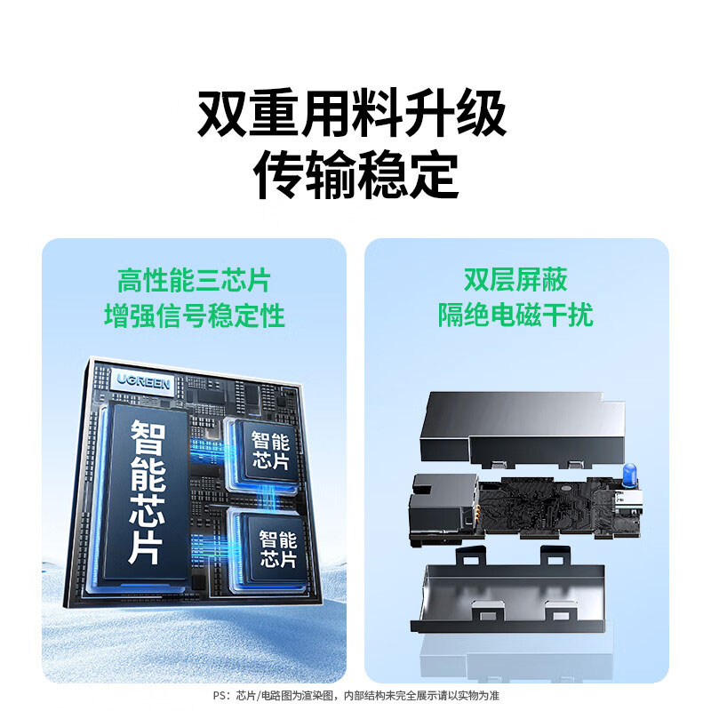 意昂2usb延长器50米 RJ45网线转usb转换器延长线免驱
