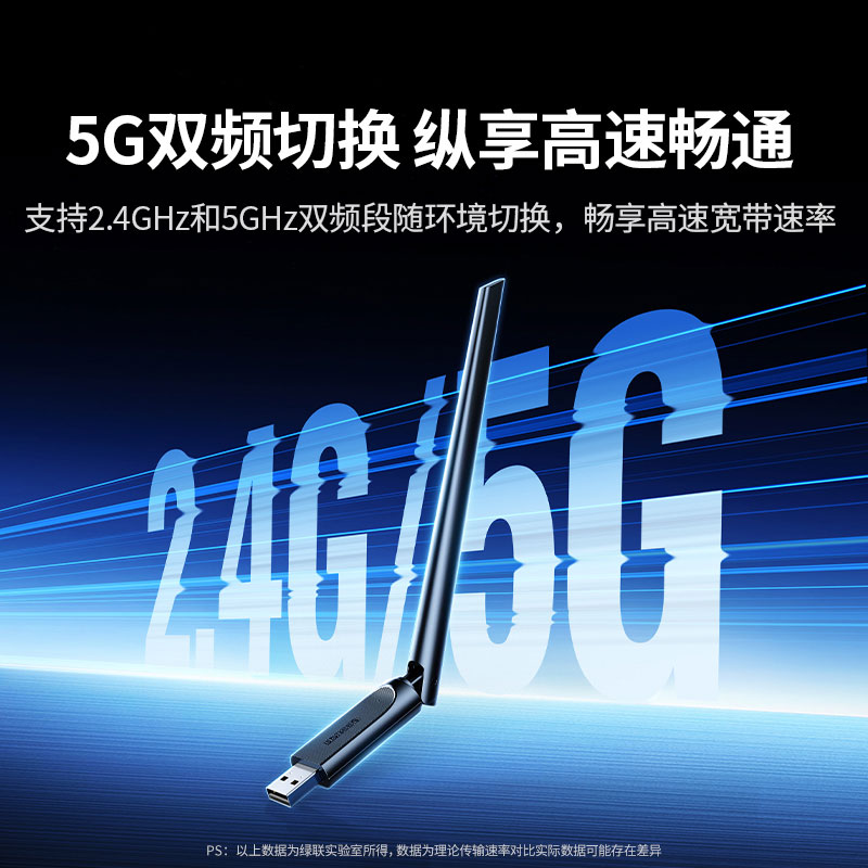 意昂2AX900免驱双频无线网卡