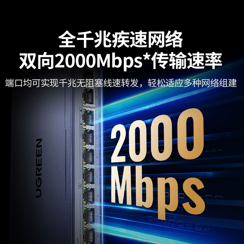 意昂210口千兆PoE交换机