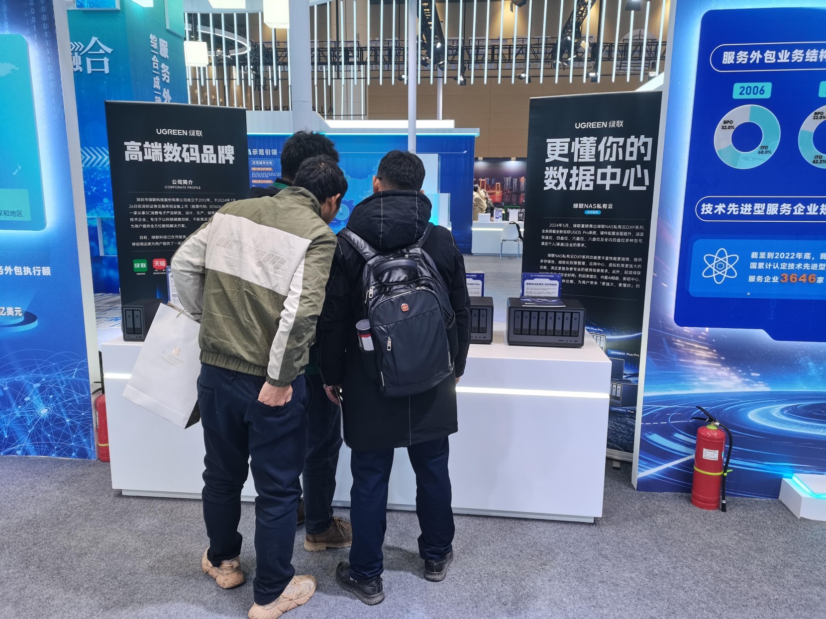 意昂2NAS私有云亮相服博会